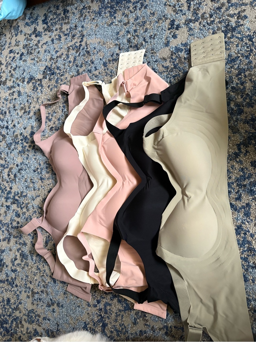Seamless Padded Wireless Bra - Pink, Cream, Black, Taupe